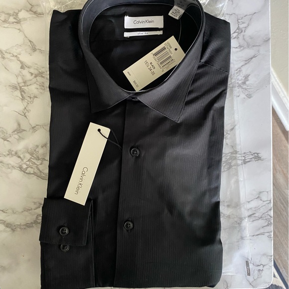 slim fit dress slacks Calvin Klein Men's Dress Shirts – FASHION MYST